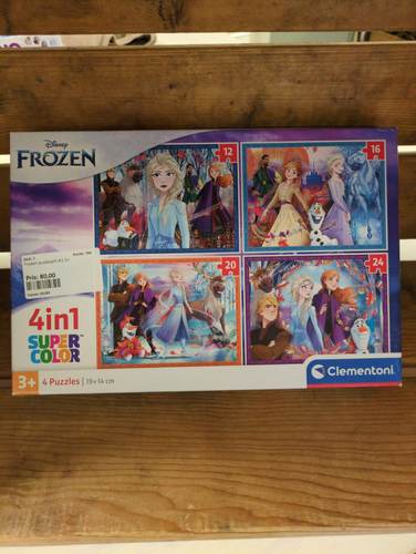 Frozen puslespill 4i1 3+