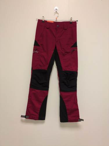 Lundhags, turbukse, burgunder og svart, ny m/lapp, 34/XS