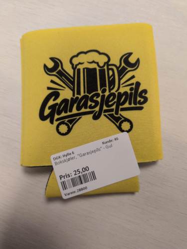 Bokskjøler, "Garasjepils" - Gul