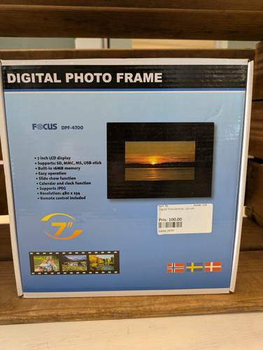 Digital fotoramme, ubrukt