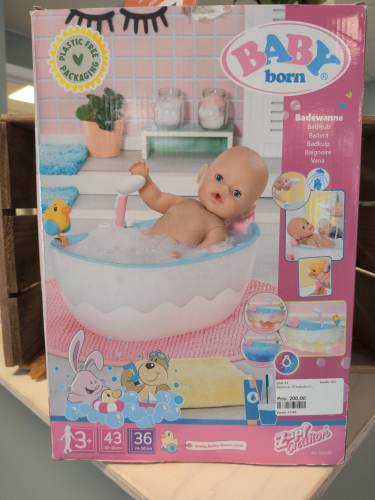 Badekar til babyborn .